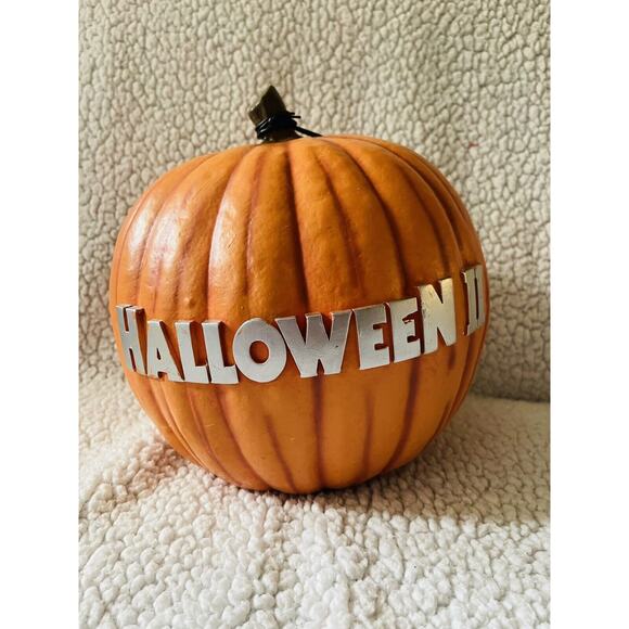 Spirit Halloween II Pumpkin Light Up Statue Michael Myers Jack O Lantern - Picture 11 of 11